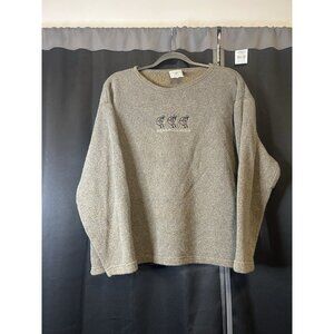 Green Brand Recycled Sansegal Womens Medium Grand Canyon Brown Sweater